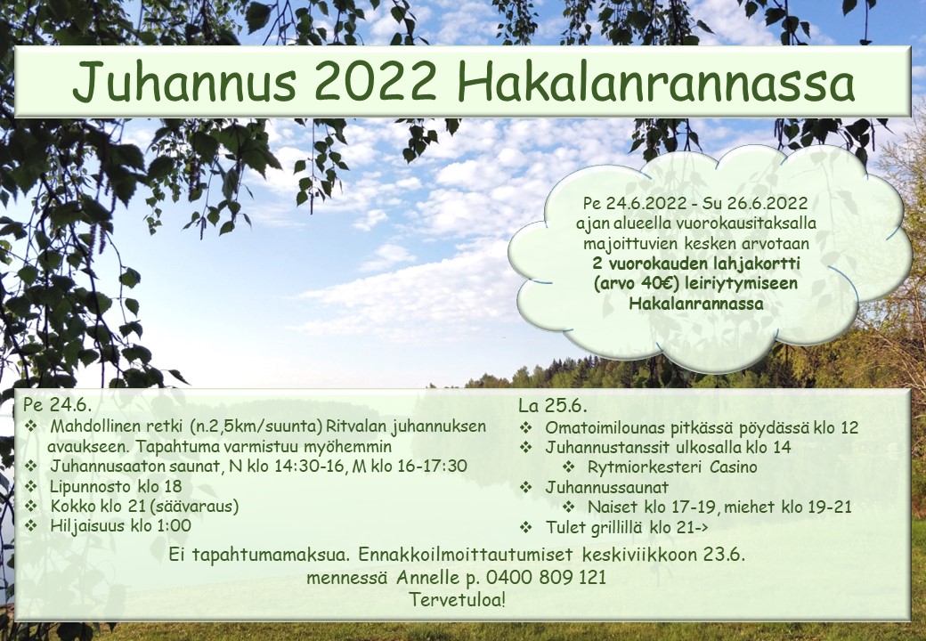 Juhannus .2022 - SFC Hakalanranta
